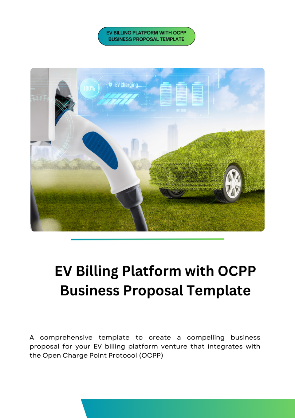 EV Billing Platform with OCPP Business Proposal Template