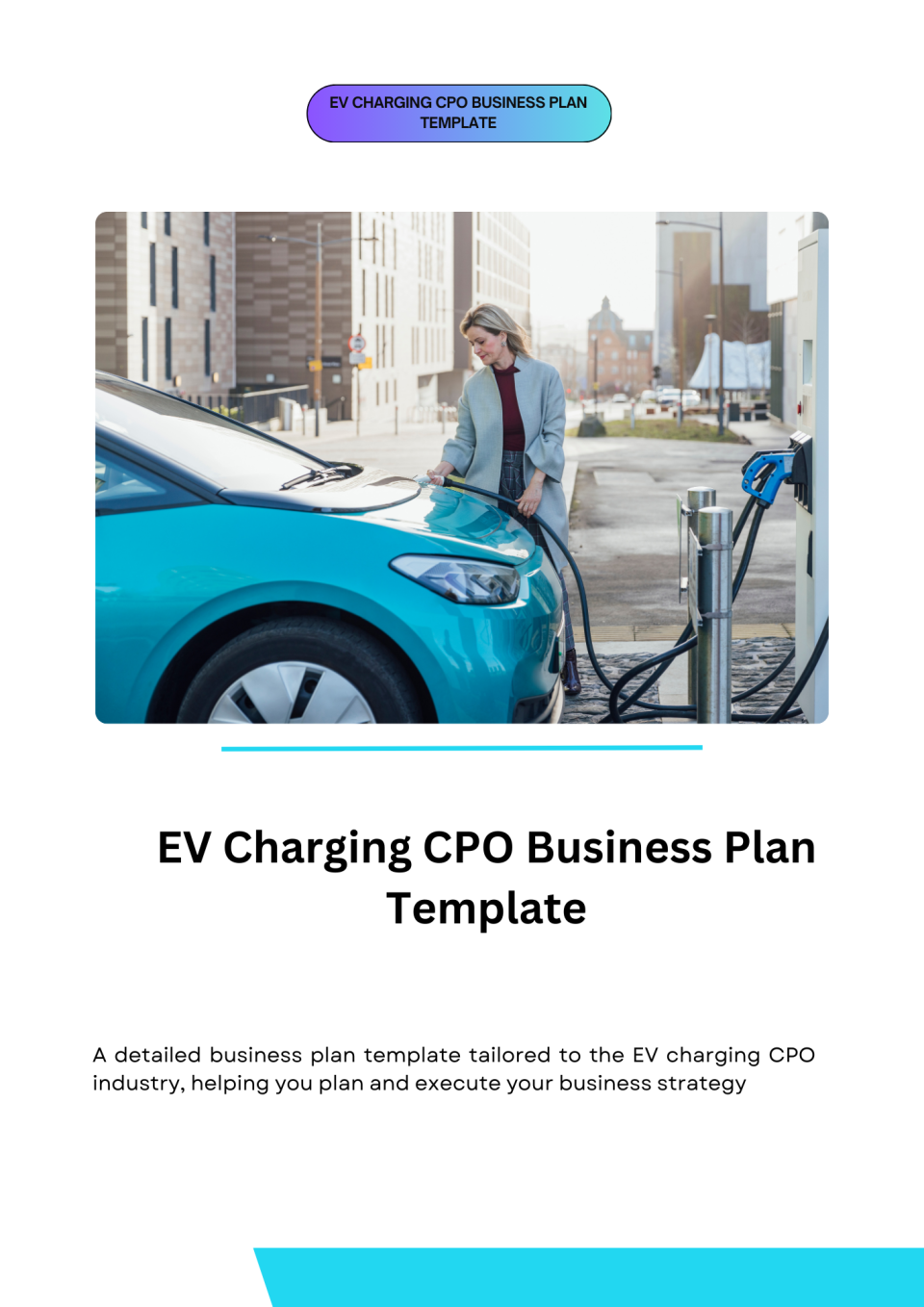 EV Charging CPO Business Plan Template